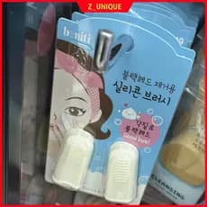 Daiso Silicone Removedor De Cravo Escova 2pcs Limpeza De Poros Nariz Esfoliante Facial Ferramenta De Beleza Coreana