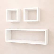 Kit 3 Prateleira Nicho Retangular para Decoração 100%MDF