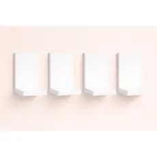 Kit 4 Prateleiras L 15 x 12 cm 100% Mdf Multiuso Suporte Para decoração de ambiente suporte para plantas