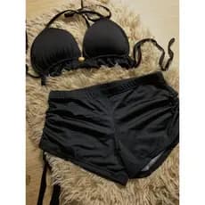 Conjunto Biquíni Feminino com Bojo Forrado Praia Franzido