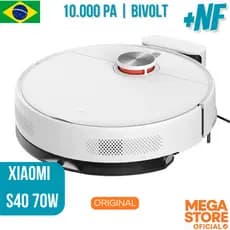 Robô Aspirador Xiaomi S40 | 10.000 PA 70W Bivolt | Laser LDS Original Lacrado Envio Todo Brasil + NF