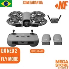Drone DJI NEO 2 Fly More Combo COMPLETO Com Controle + 3 Baterias GPS WiFi | Lacrado Original + NFe