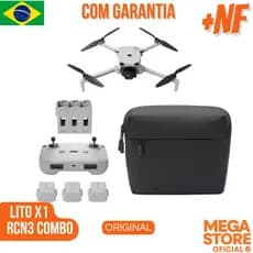 Drone DJI Lito X1 Fly More Combo RC-N3 (Sem Tela) Sensor LiDAR Câmera 4K Original Lacrado - DJI082