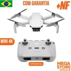 Drone DJI Mini 4K Standard Câmera Profissional 4K GPS WiFi Original Lacrado Promoção Só Hoje