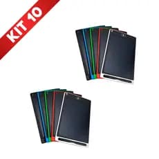 Kit 10 Lousa Mágica Tela Lcd Tablet Infantil Escrever Desenhar Brinquedo Presente 10 Polegadas