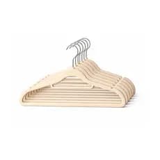 Kit 10 cabides de veludo antiderrapante roupas camisas vestido Organizador Armário Guarda Roupa Slim