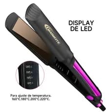 MAIMEITE Chapinha Alisadora Titanium Regulagem de Temperatura Protege o Cabelo Uso Salão Profissional BIVOLT