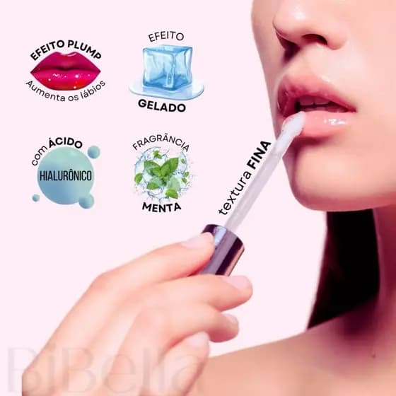 Big Lip Volume Gloss Face Beautiful – Efeito Bocão, Hidratação e Brilho Intenso