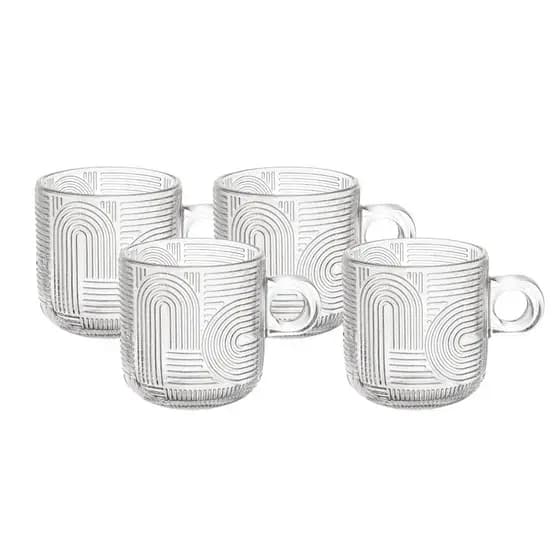 Conjunto 4 Xícaras de Vidro Frankfurt 100ml - Wolff