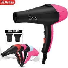 Anliu Secador De Cabelo Professional Potente C/ Bico Alta Potência 3 Temperaturas 2 Velocidades 110v 10A 2 Bicos Direcio