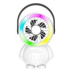 Mini Ventilador Portátil Usb-c Led 5 Pás Leve E Prático