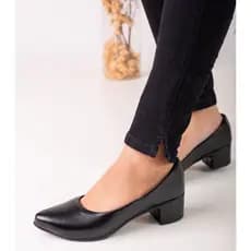 Scarpin Feminino Bico Fino Confort Elegante Moda Casual Luxo Antiderrapante Moda Evangelica