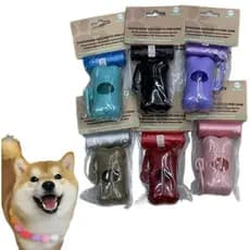 Conveniente Pet Saco De Lixo Dispensador Cão Pegando Merda Ecológico Andando