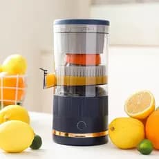 Espremedor De Laranja Frutas Elétrico Portátil Bivolt Extrator Recarregável USB