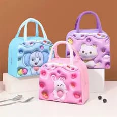 Bolsa Térmica Infantil Lancheira Escolar e Viagem Fit Mantém a Comida Fresca por Horas