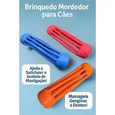 Brinquedo de Cachorro Pet Mordedor Interativo Bastão com Cravo Grande Sortido