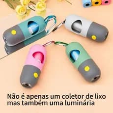 Conveniente Tipo Pílula Pet Saco De Lixo Dispensador Cão Pegando Merda Ecológico Andando