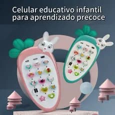 Brinquedos Bebê Telefone Móvel Celular Com Som E Luz Brinquedos Educativos Para Bebê Cor Aleatório