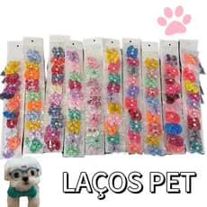 Kit 10 Laços Lacinhos Misto M Pet Shop Cães E Gatos Acessórios para Pet Estilo Bonito