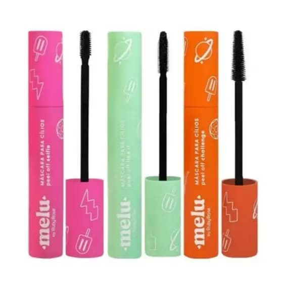 Máscara Para Cílios Rímel Peel Off Alta Fixação Melu By Ruby Rose RR-5151