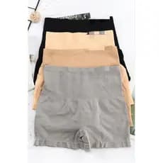 Cuecas boxer de cintura alta calças modeladoras femininas 928