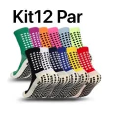 Kit 3 pares Meias de futebol Meias Esportivas De Algodão Antiderrapantes De Alta Qualidade Enviar imediatamente