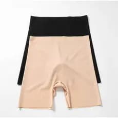Cintura Alta Sem Costura Roupa Interior Feminina Calças De Segurança Levantamento De Barriga E Quadril shorts De Seda Ge