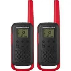 Rádio Comunicador Talkabout Motorola T210BR 32km - Vermelho/