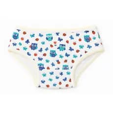 Kit Calcinhas Infantis Modelo Tanga Estampadas Coloridas