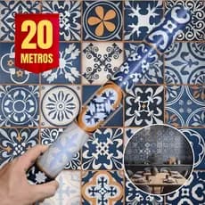 Papel De Parede Premium Azulejo Português Cozinha Sala Autocolante Prova de Água ENVIO IMEDIATO