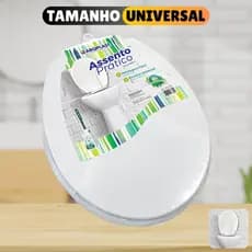 Assento Sanitário Tampa Vaso Oval Universal Privada Confortável