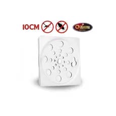 Grelha Ralo Tampa Aço Inox Quadrado 10x10cm Abre Fecha Reforçado Cozinha Banheiro Quintal Lavanderia