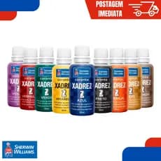 Corante Líquido Bisnaga Xadrez Para Tinta Varias Cores Selecione a Cor Pintura Parede