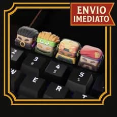 Keycap Valorant Game Tecla de teclado mecânico setup PC personalizado Reyna Raze Brimstone Skye Valorant