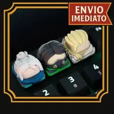 Keycap Valorant Game Tecla de teclado mecânico setup PC personalizado Sova Jett Viper Valorant