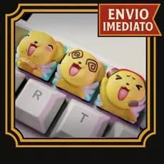 Keycap Anime Sakura Card Captor Keroberos Tecla de teclado mecânico setup PC gamer personalizado Anime Keroberos