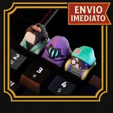Keycap Valorant Game Tecla de teclado mecânico setup PC personalizado Sage Killjoy Omen Valorant