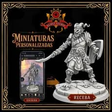 Miniatura RPG Personalizada Eldritch Foundry jogo tabuleiro D&D Dungeons and Dragons DnD