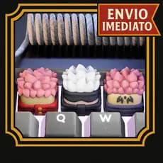 Keycap Jujutsu Kaisen Tecla de teclado mecânico setup PC personalizado Gojo, Sukuna, Itadori Jujutsu Kaisen Anime