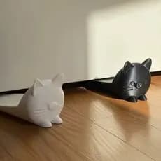 Suporte Trava Porta Gatinho Aparador Peso Trava Porta Cunha Calço Divertido