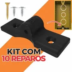 Kit Reparo Salva Abas Para Caixinha De Luz  Quebradas Conserto De Tomada 4x2 4x4 Kit