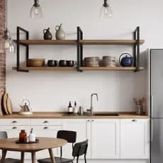KIT INDUSTRIAL 35x25 COM PRATELEIRAS DUPLAS, ganhe mais espaço com elegancia.