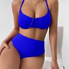 BIKINI FEMININO MEIA TAÇA tendencia 2025 com bojo e forro ótima qualidade praia e piscina