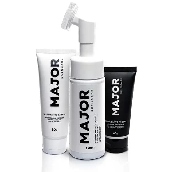 Kit Skincare Profissional Limpeza Diaria De Pele - Major