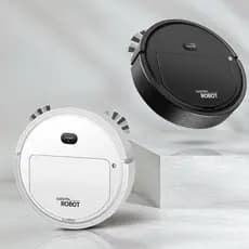 Robô Aspirador 3 em 1 Varre, Aspira e Passa Pano - Limpeza Automática Inteligente e Silenciosa - Para Casa e Apartamento