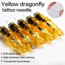 20 Peças Ferramentas Essenciais Para Desinfecção Descartável Acessórios De Tatuagem RL/RM/M1/RS Agulha