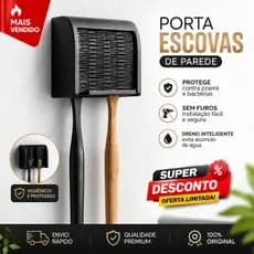 Porta Escova de Dente Para 2 Escovas Suporte de Parede Suporte Escova Dupla Face Forte sem Furos