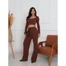 Conjunto 2 Peças Outono/Inverno - Estilo High Street Minimalis
