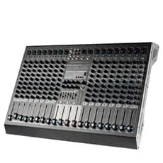 Mesa de Som Profissional Gochanmi MX16Pro de 16 Canais DJ Mixers com 256 Efeitos DSP +48V 110v/220v