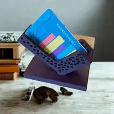 Cartão De Visita Minimalista Luxo Suporte Cartão Panfleto Livreto  Sala